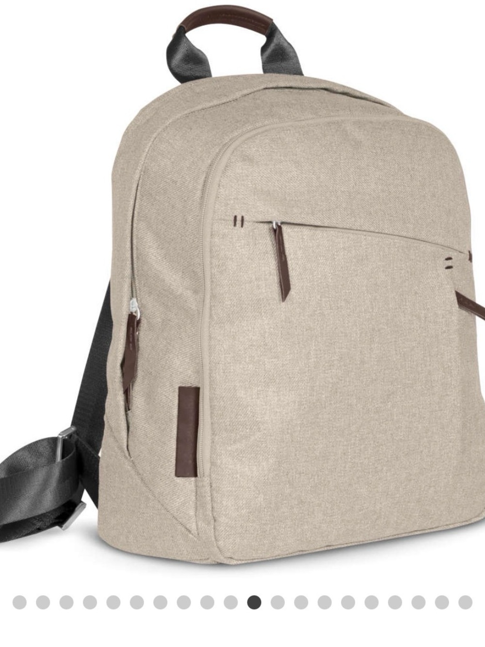 Uppababy diaper bag women backpack in Beige